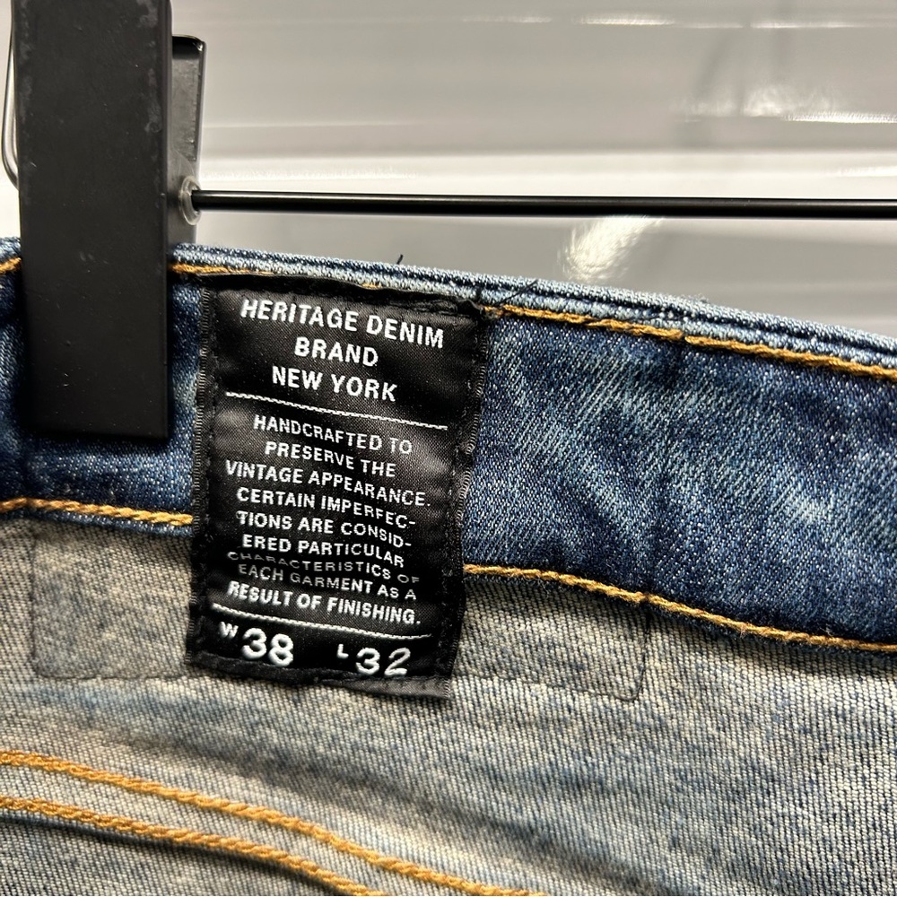 Cult of Individuality Rocker Slim Stretch Straight Japanese Selvedge Jeans 38/32 - Picture 9 of 16